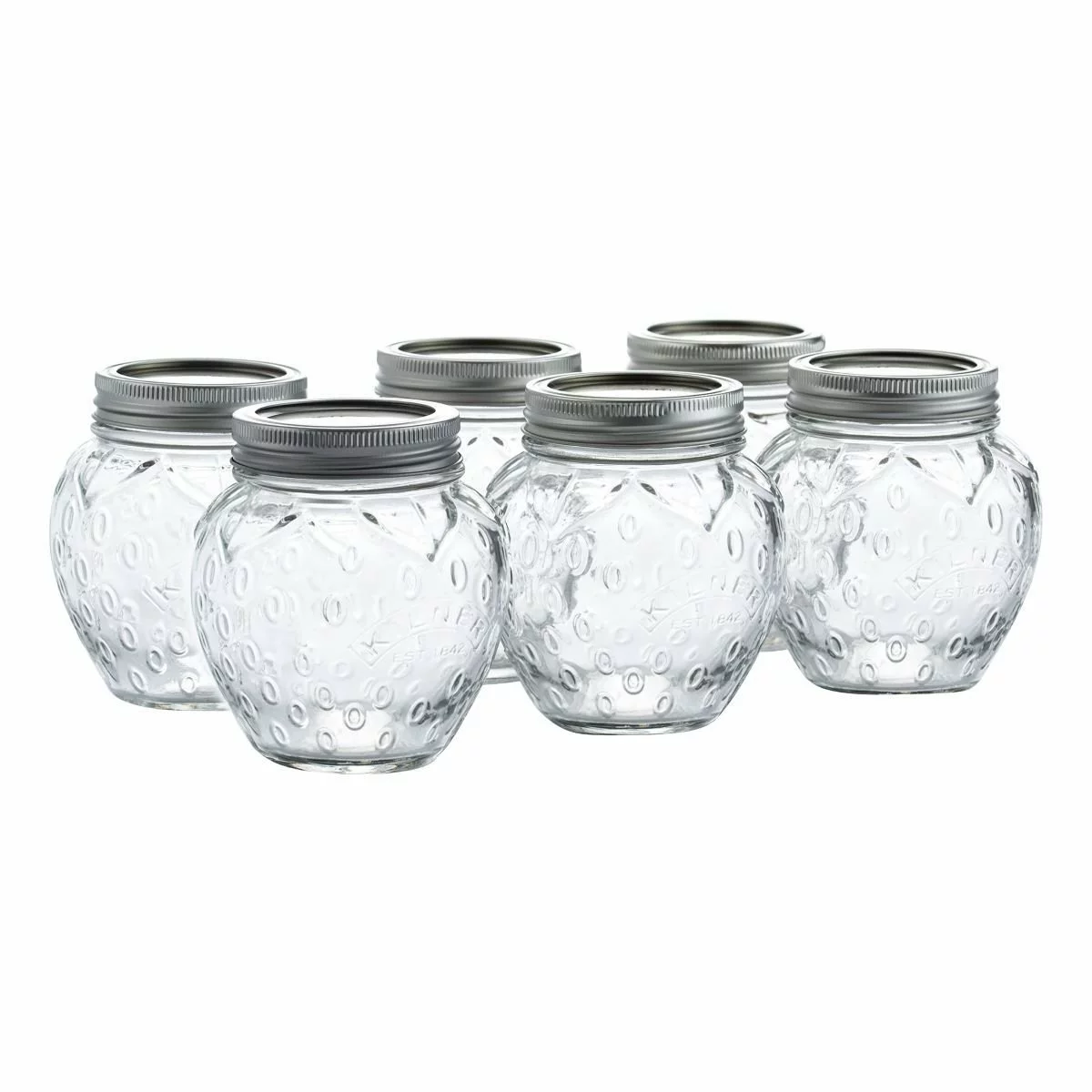 Kilner 13.5oz Fruit Jars (Set Of 6) | Strawberry Jars 3 Kilner 13.5oz Fruit Jars (Set Of 6) | Strawberry Jars