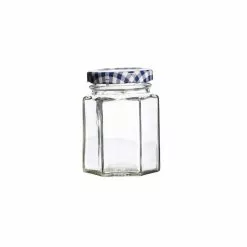 Kilner Twist Top Hexagonal Jar (Blue) | 3.7oz