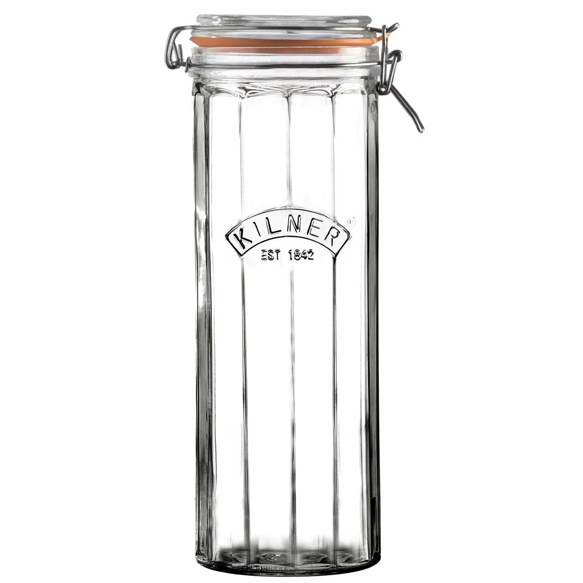 Kilner Facetted Clip Top Pasta Jar | 74oz 3 Kilner Facetted Clip Top Pasta Jar | 74oz