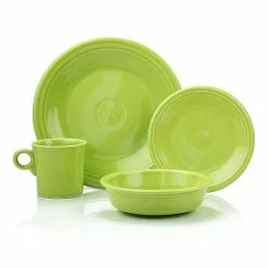 Fiesta® 16-Piece Classic Dinnerware Set | Lemongrass