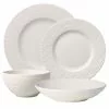 Villeroy & Boch Manufacture Rock 4-Piece Dinnerware Set | Blanc -Dinnerware Shop 1042407051 on fs 1