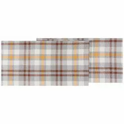 Danica Brands Now Designs By Danica Second Spin 14" X 72" Table Runner | Maize Plaid