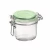 Bormioli Rocco 6.75oz Swing Top Fido Jar | Green Top -Dinnerware Shop 141360mrg121314