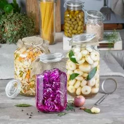 Bormioli Rocco 4L Swing Top Fido Glass Jar -Dinnerware Shop 149260mrf121990 4