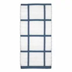 All-Clad Antimicrobial Kitchen Towel | Check Cornflower