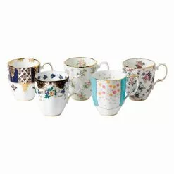 Royal Albert 100 Years 1900-1940 10-Piece Set | Regency Blue, Duchess, Spring Meadow, Mint Deco & English Chintz -Dinnerware Shop 19003