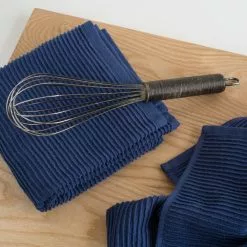Danica Brands Now Designs By Danica Ripple Dishtowel | Indigo -Dinnerware Shop 197421 kt ripple indigo am2