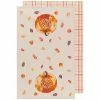 Danica Brands Now Designs By Danica 18" X 28" Printed Dishtowels (Set Of 2) | Hello Fall -Dinnerware Shop 2232102 now designs dishtowel set2 hello fall main