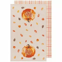 Danica Brands Now Designs By Danica 18" X 28" Printed Dishtowels (Set Of 2) | Hello Fall