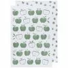 Danica Brands Now Designs By Danica Floursack Dishtowels (Set Of 2) | Elm Green Apples -Dinnerware Shop 2252655 now designs printed floursack set2 hedge green main