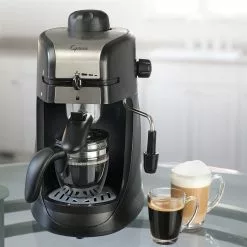 Capresso Steam Pro 4-Cup Espresso & Cappuccino Machine -Dinnerware Shop 304.01 lifestyle hr
