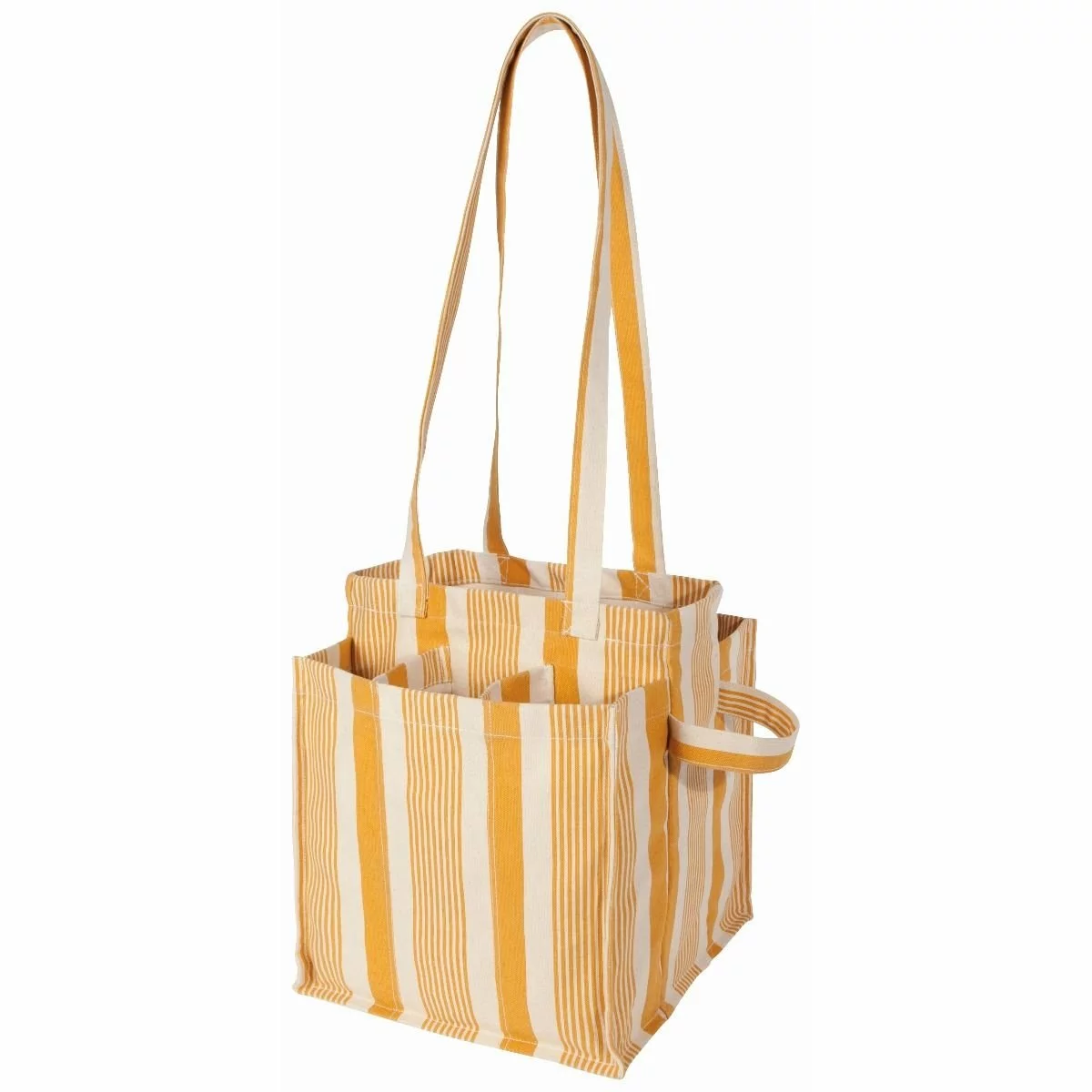 Danica Brands Now Designs By Danica Shopping Tote | Ochre Stripe 3 Danica Brands Now Designs By Danica Shopping Tote | Ochre Stripe