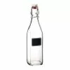 Bormioli Rocco 17oz Swing Top Bottle With Chalkboard Label -Dinnerware Shop 314740mcd121656