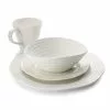 Portmeirion Sophie Conran 4-Piece Place Setting | White -Dinnerware Shop 427587 sc white 4 piece place setting 1
