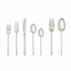 Fortessa Theo Stainless Steel 42 Piece Flatware Set