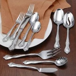 Oneida 18/0 Stainless Steel 45-Piece Flatware Set | Azalea -Dinnerware Shop 51hcj 7tnnl. ac