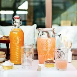 Bormioli Rocco Officina 1825 Clear Bottle With Swing Top - 33.75 Oz -Dinnerware Shop 540621mba321990 4