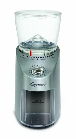 Capresso Infinity Plus Stainless Steel Conical Burr Coffee Grinder -Dinnerware Shop 575.05 ho silo hr