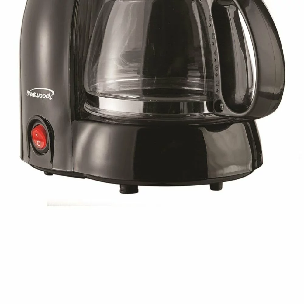 Brentwood Appliances 4-Cup Coffee Maker | Black 4 Brentwood Appliances 4-Cup Coffee Maker | Black - Image 2