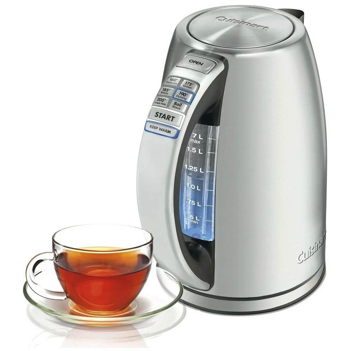 Cuisinart PerfecTemp® Cordless Electric Kettle | Stainless Steel 4 Cuisinart PerfecTemp® Cordless Electric Kettle | Stainless Steel - Image 2