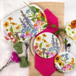 Bamboo Table Dinner Plate | Wildflowers -Dinnerware Shop 65176 2