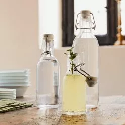 Bormioli Rocco 8.5oz Emilia Glass Bottle -Dinnerware Shop 666215mbb121990 2