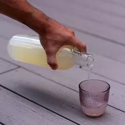 Bormioli Rocco 33.75oz Emilia Glass Bottle -Dinnerware Shop 666217mba121990 5