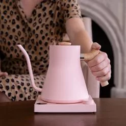 Fellow Stagg EKG Electric Pour Over Kettle | Warm Pink & Maple -Dinnerware Shop 71eth84oill. ac sl1500