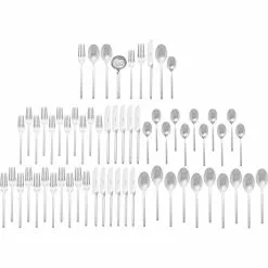 Villeroy & Boch 64-Piece Stainless Steel Flatware & Serving Set | New Wave -Dinnerware Shop 71hff5aa js. ac sx679