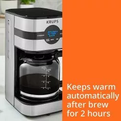Krups Simply Brew 10-Cup Digital Drip Coffee Maker | Stainless Steel -Dinnerware Shop 71ka2ualmjl. ac sl1500