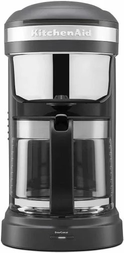 KitchenAid 12-Cup Drip Coffee Maker With Spiral Showerhead | Matte Charcoal Grey -Dinnerware Shop 71uxbvuzzal. ac sl1500 kcm1209dg