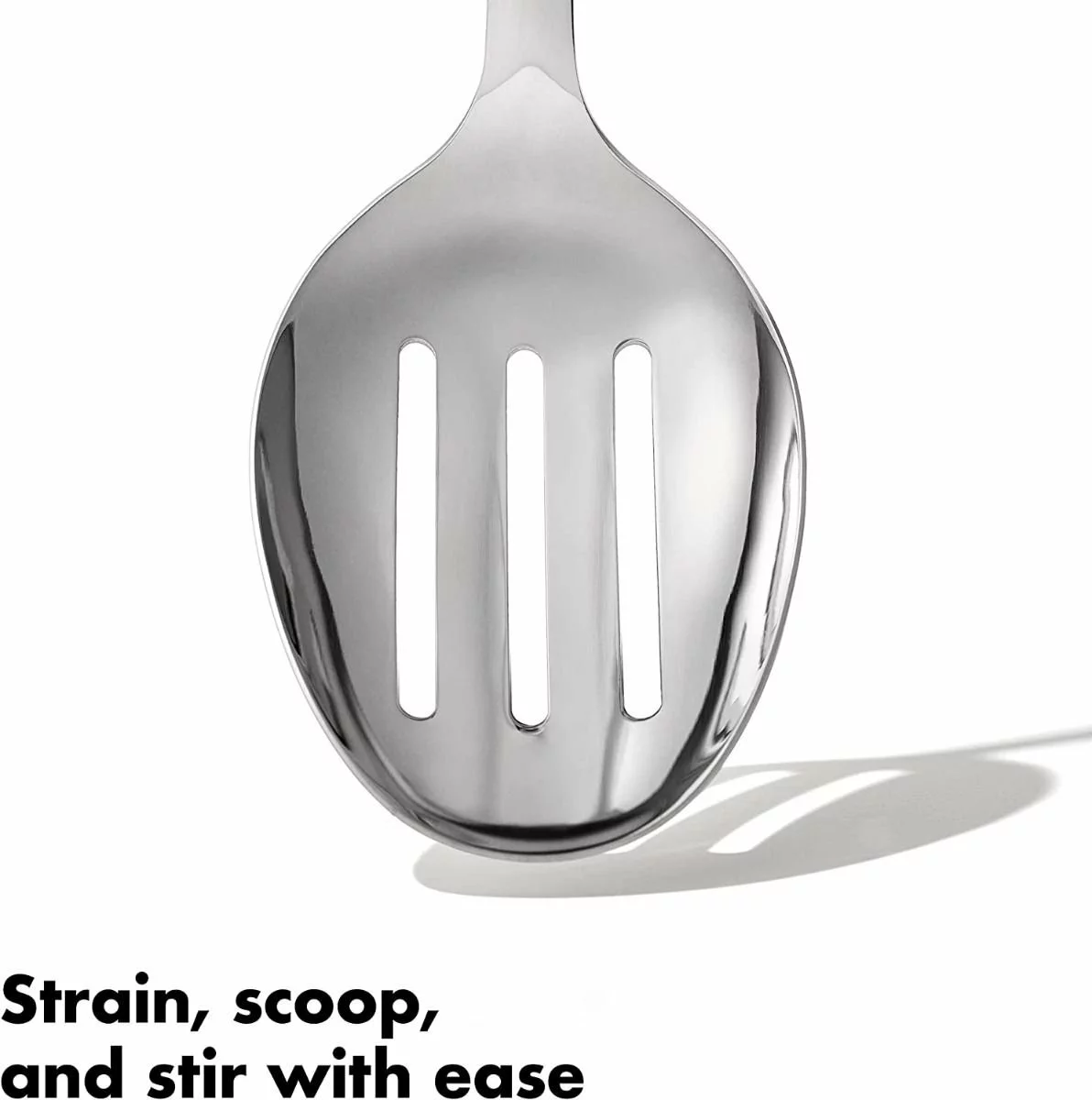 OXO Steel Slotted Spoon 5 OXO Steel Slotted Spoon - Image 3