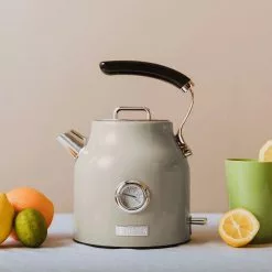 Haden Dorset 7-Cup Stainless Steel Electric Kettle | Putty Beige -Dinnerware Shop 75002dorsetkettlesm1e 5bef6c9d 069b 4bdf 8a70 8a3399d0d989