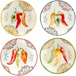 Certified International 8.75" Salad Plate (Set Of 4) | Sweet & Spicey