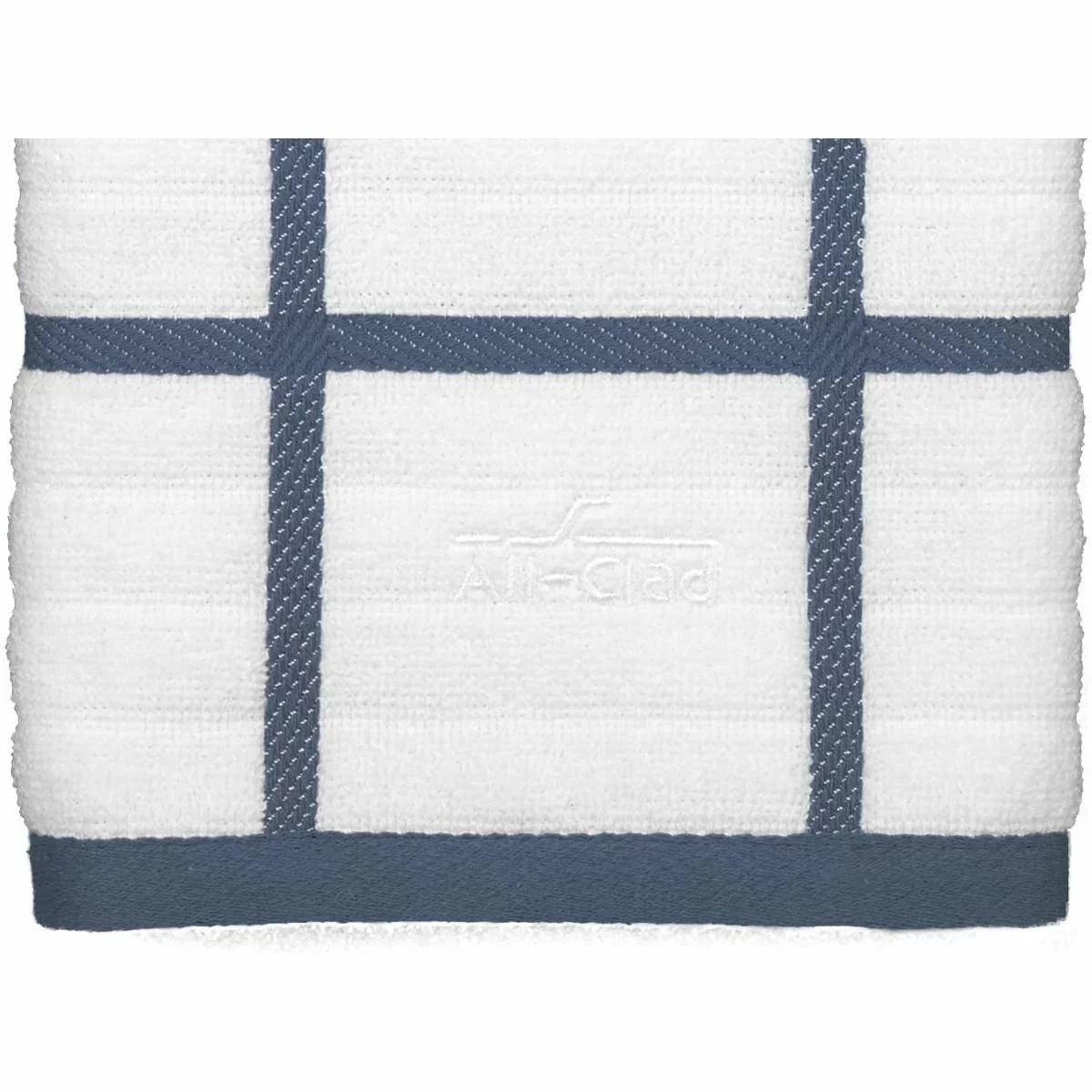 All-Clad Antimicrobial Kitchen Towel | Check Cornflower 4 All-Clad Antimicrobial Kitchen Towel | Check Cornflower - Image 2