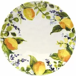 Certified International 11" Melamine Dinner Plate | Lemon Zest