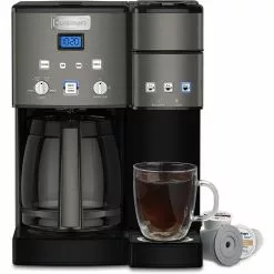 Cuisinart Coffee Center 12-Cup Coffee Maker & Single-Serve Brewer | Black Stainless