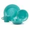 Fiesta® 16-Piece Classic Dinnerware Set | Turquoise -Dinnerware Shop 831107 2