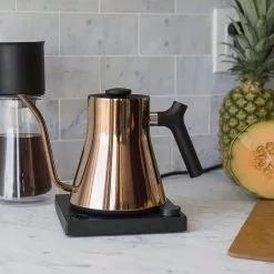 Fellow Stagg EKG Electric Pour Over Kettle | Polished Copper -Dinnerware Shop 911psxt33bl. ac sl1500