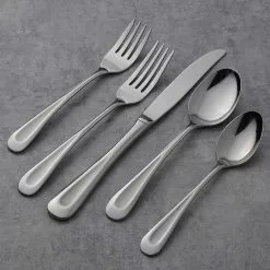 Oneida Brushed Satin Stainless Steel 45-Piece Flatware Set | Sand Dune -Dinnerware Shop 91moeiqeqbl. ac sl1500