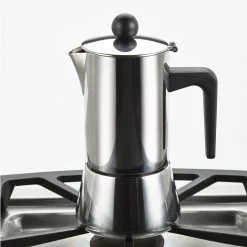 BonJour 9oz Stovetop Espresso Maker | Stainless Steel -Dinnerware Shop 9oz3