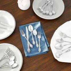 Oneida 18/0 Stainless Steel 45-Piece Flatware Set | Wordsworth -Dinnerware Shop a1 spjyufxs. ac sl1500