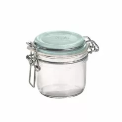 Bormioli Rocco 6.75oz Swing Top Fido Jar | Blue Top