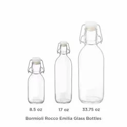 Bormioli Rocco 8.5oz Emilia Glass Bottle -Dinnerware Shop bormioli rocco emilia glass bottles v3