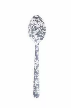 Crow Canyon Home Crow Canyon Enameled Serving Spoon Grey Marble