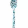 Crow Canyon Home Crow Canyon Enameled Serving Spoon Turquoise Marble -Dinnerware Shop d51tqm