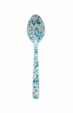 Crow Canyon Home Crow Canyon Enameled Serving Spoon Turquoise Marble