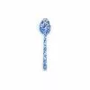 Crow Canyon Home Crow Canyon Enameled Slotted Spoon Blue Marble -Dinnerware Shop d53dbm