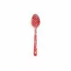 Crow Canyon Home Crow Canyon Enameled Slotted Spoon Red Marble
