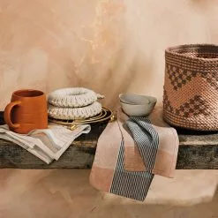 Danica Brands Danica Heirloom Array Stripe Dishtowels (Set Of 2) | Nectar -Dinnerware Shop danica heirloom s23 2245702 collection splendor 8324 style 1